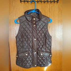 Talbot's Leather Vest